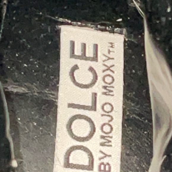 Dolce by Mojo Moxy Alannah Black leather Boots Women size 6.5 - Picture 2 of 15